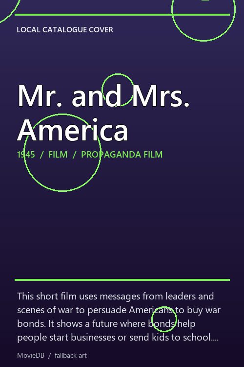 Mr. and Mrs. America poster