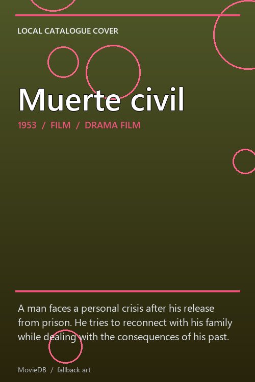 Muerte civil poster