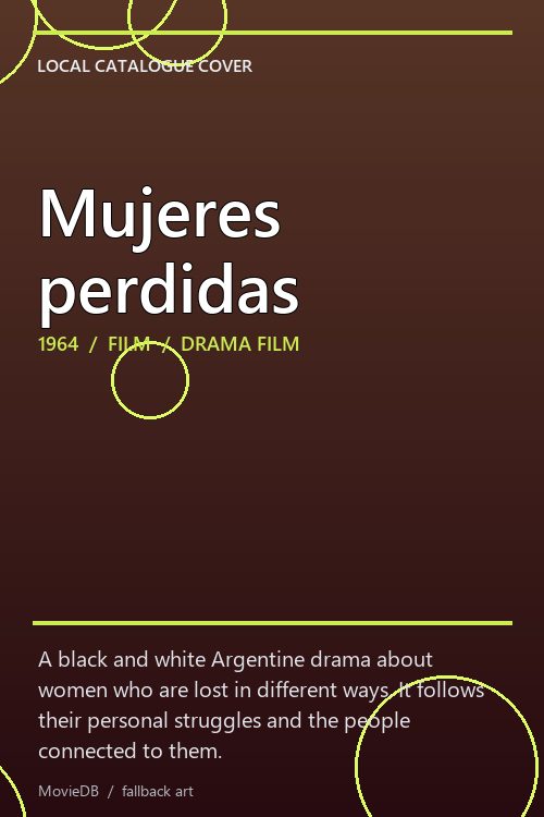 Mujeres perdidas poster
