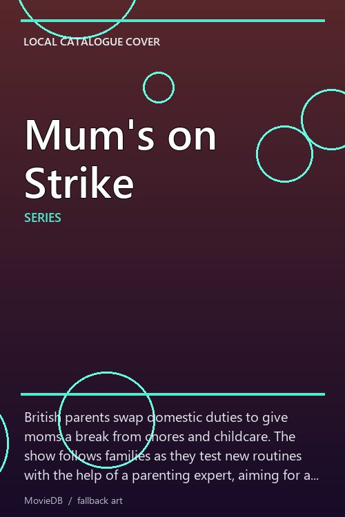 Mum's on Strike poster