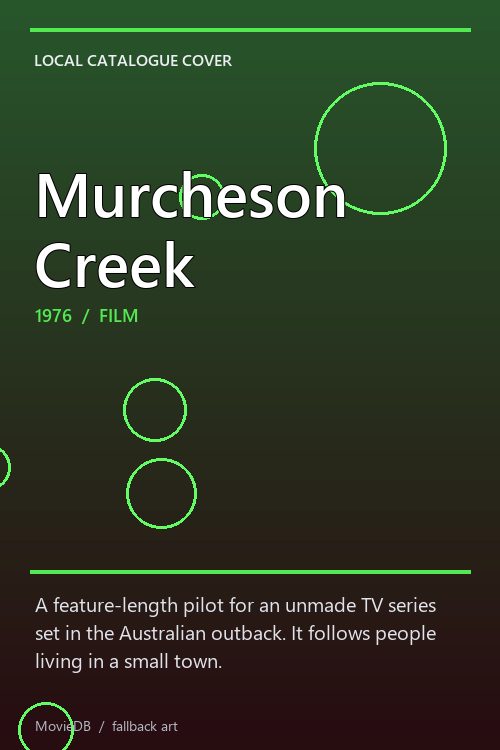 Murcheson Creek poster
