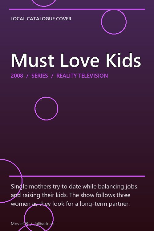 Must Love Kids poster