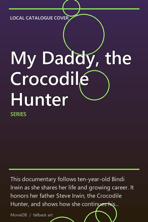 My Daddy, the Crocodile Hunter poster