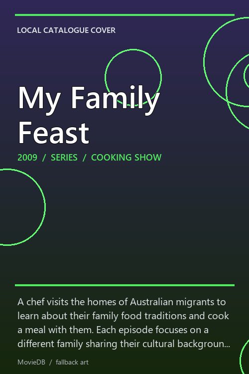 My Family Feast poster