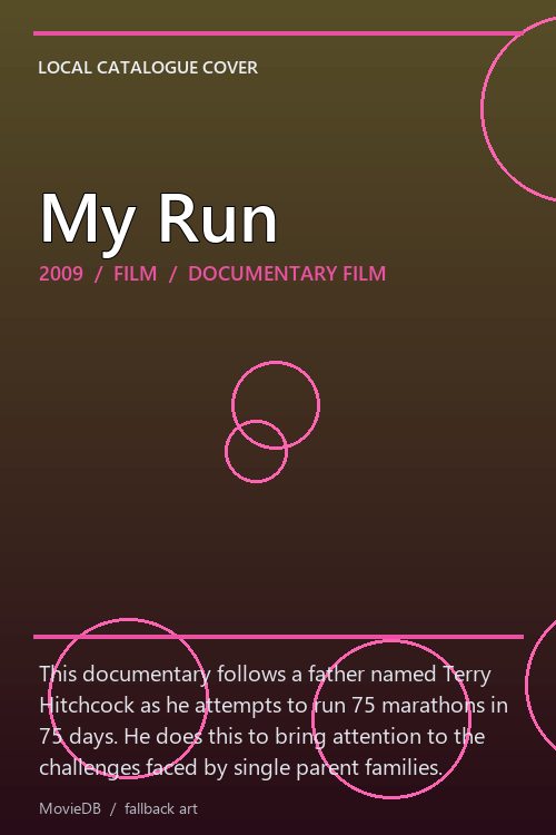 My Run poster