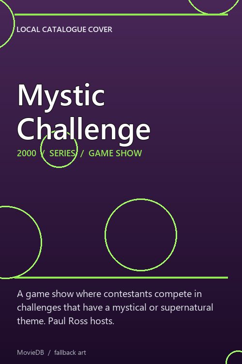 Mystic Challenge poster