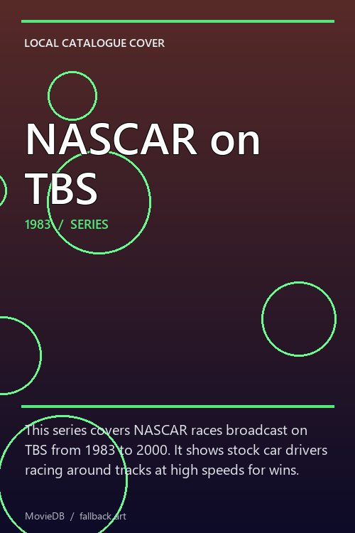 NASCAR on TBS poster