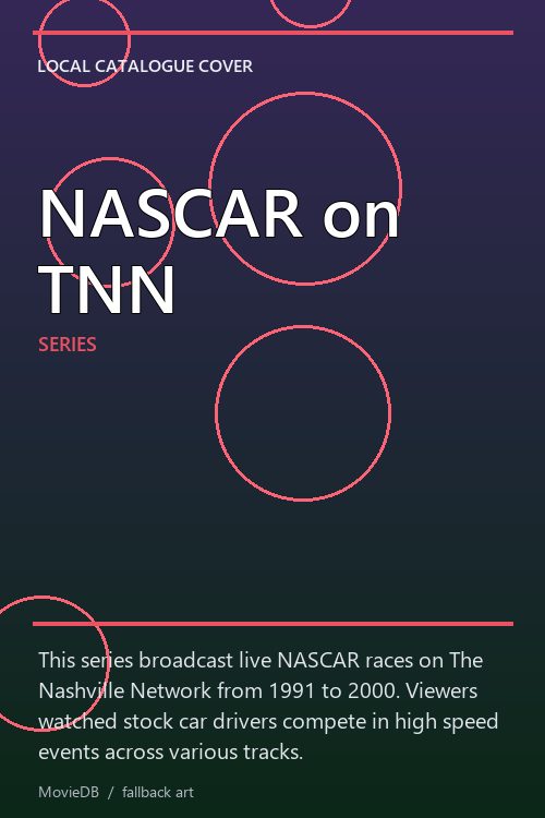 NASCAR on TNN poster