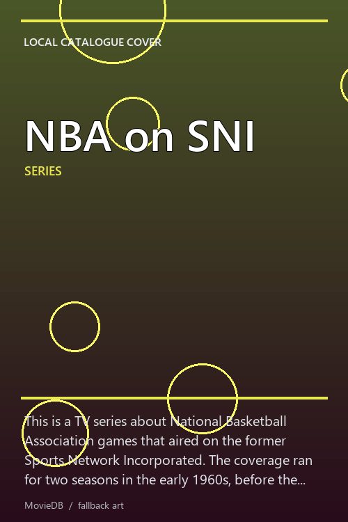 NBA on SNI poster