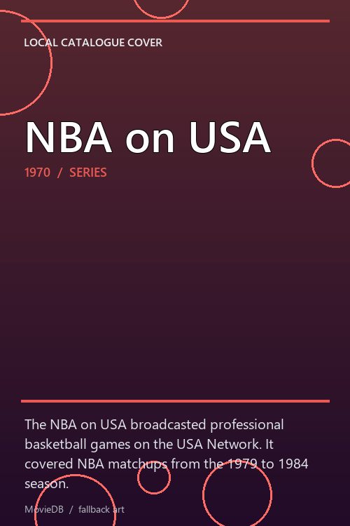 NBA on USA poster