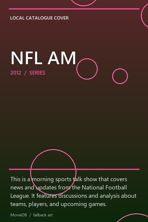 NFL AM poster