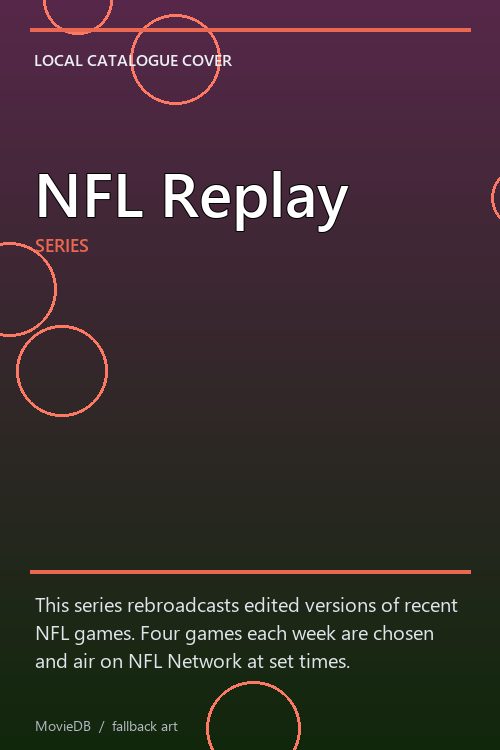 NFL Replay poster