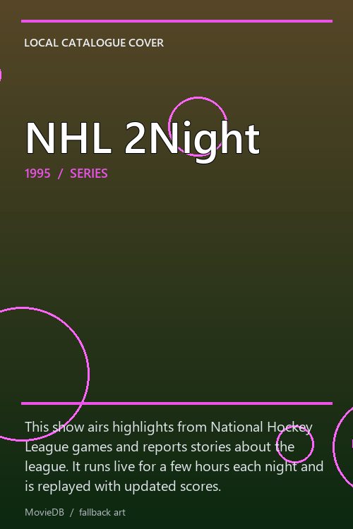 NHL 2Night poster