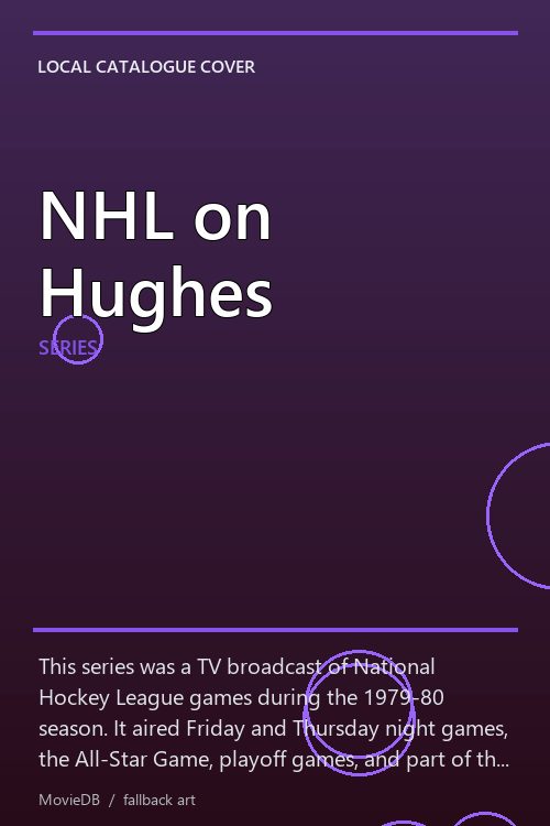 NHL on Hughes poster
