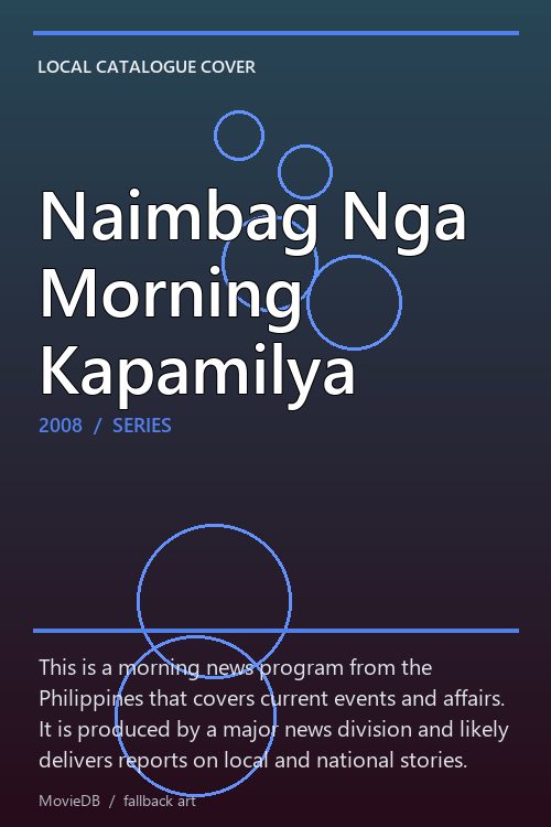 Naimbag Nga Morning Kapamilya poster