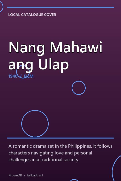 Nang Mahawi ang Ulap poster