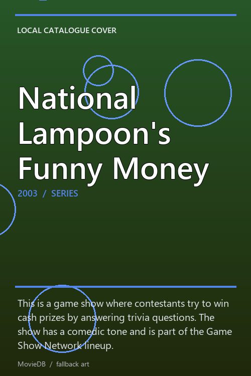 National Lampoon's Funny Money poster