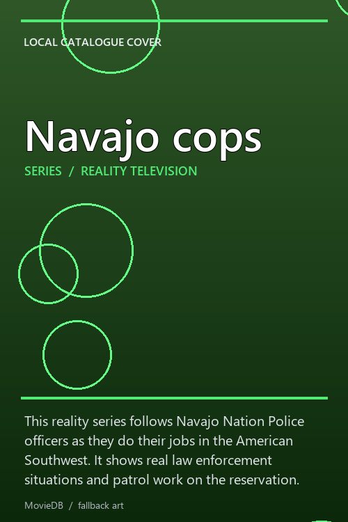 Navajo cops poster