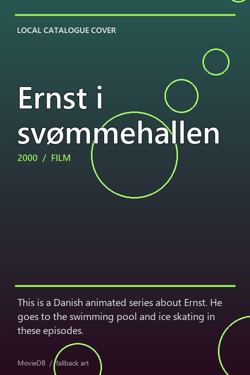 Ernst i svømmehallen poster