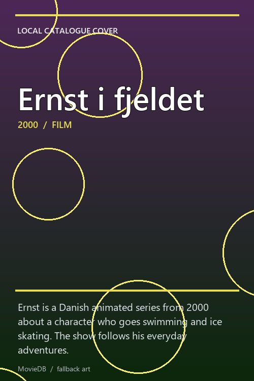 Ernst i fjeldet poster