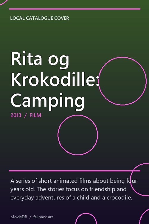 Rita og Krokodille: Camping poster