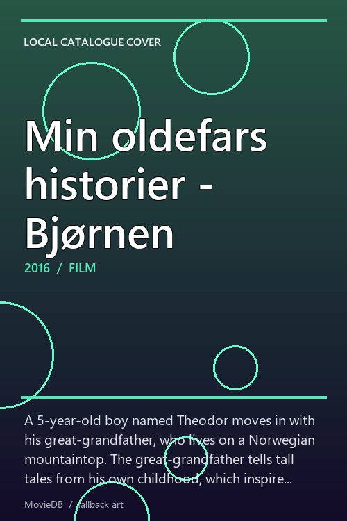 Min oldefars historier - Bjørnen poster