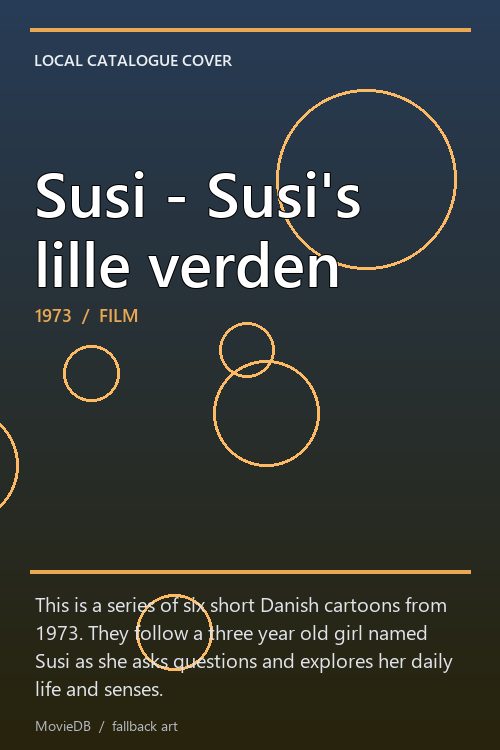 Susi - Susi's lille verden poster