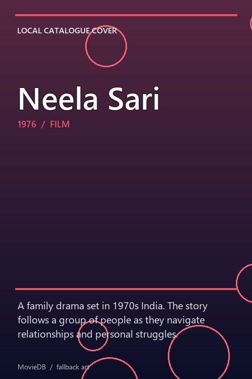 Neela Sari poster