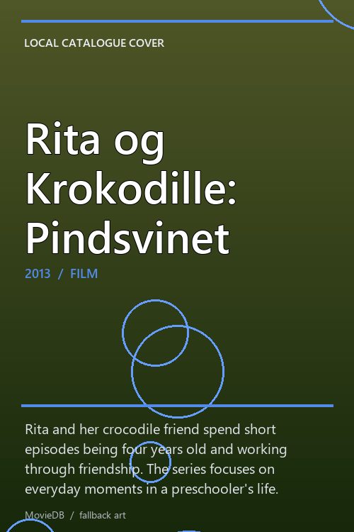 Rita og Krokodille: Pindsvinet poster