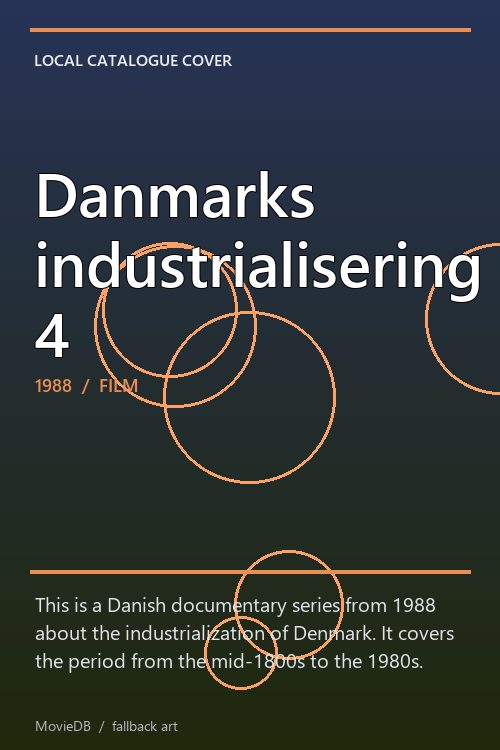 Danmarks industrialisering 4 poster