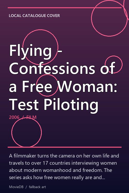 Flying - Confessions of a Free Woman: Test Piloting poster