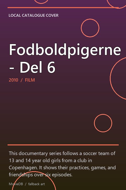 Fodboldpigerne - Del 6 poster