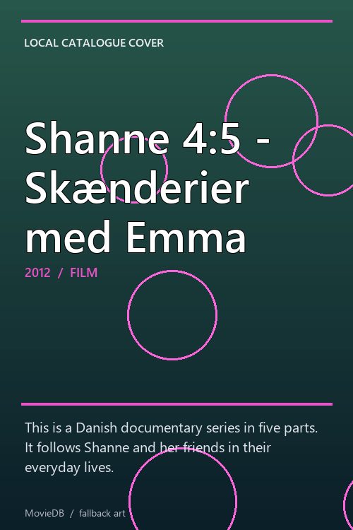 Shanne 4:5 - Skænderier med Emma poster