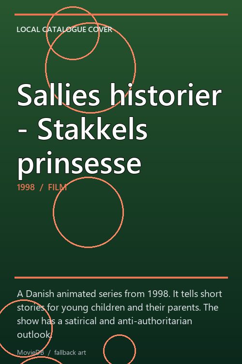 Sallies historier - Stakkels prinsesse poster