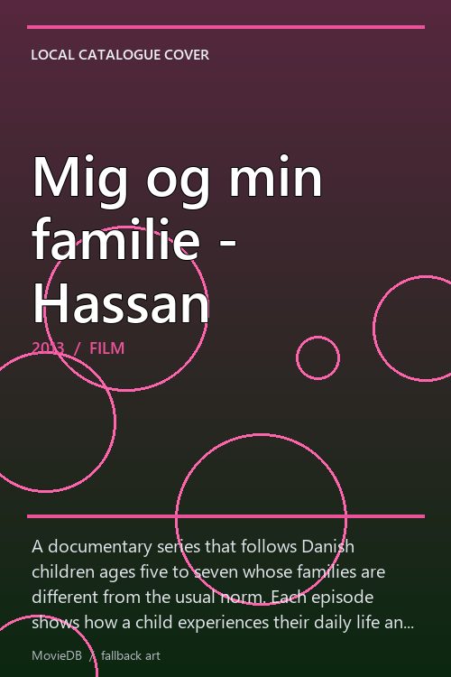Mig og min familie - Hassan poster
