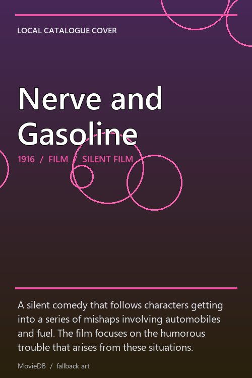 Nerve and Gasoline poster