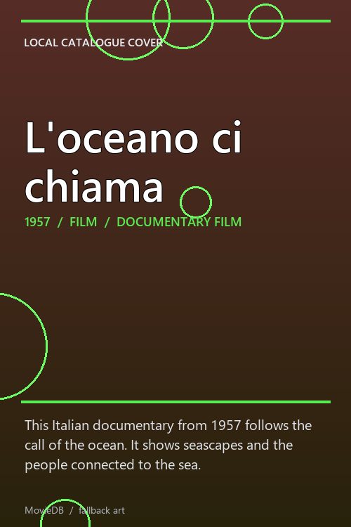L'oceano ci chiama poster