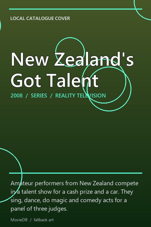 New Zealand's Got Talent poster