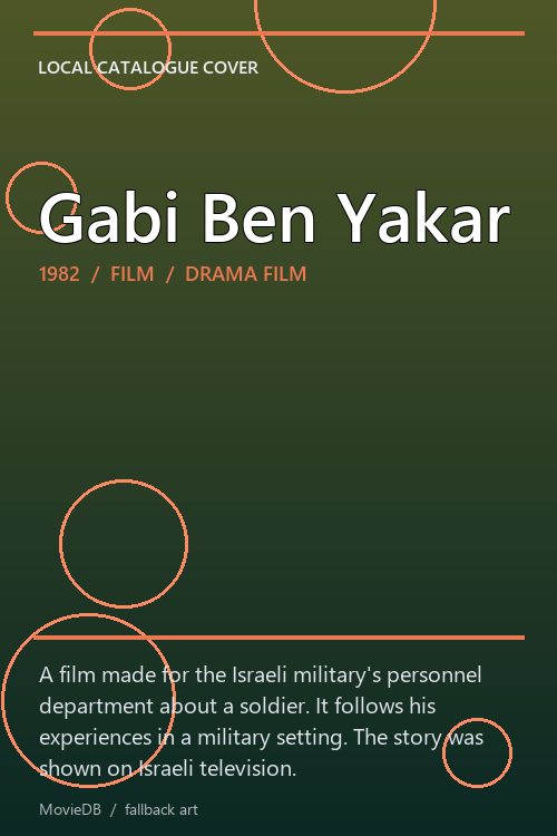 Gabi Ben Yakar poster