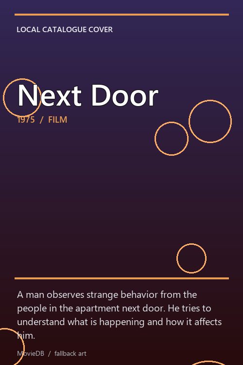 Next Door poster