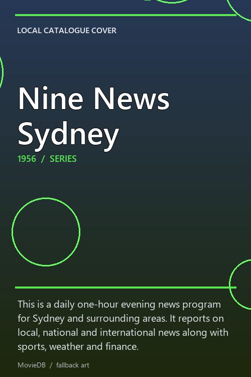 Nine News Sydney poster