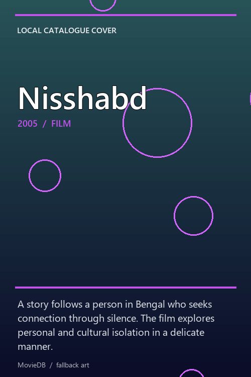 Nisshabd poster