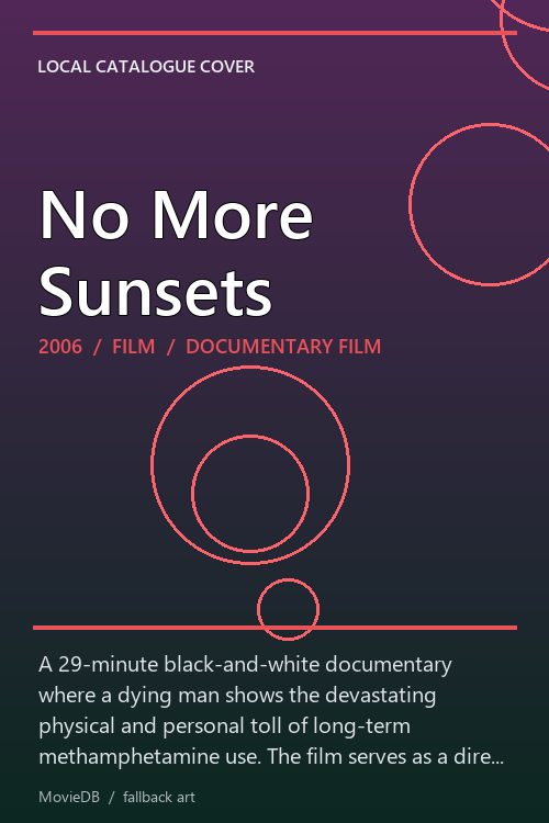 No More Sunsets poster