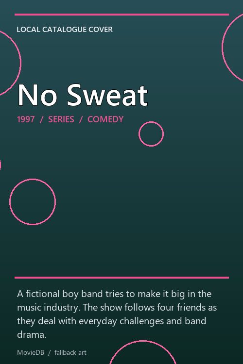 No Sweat poster