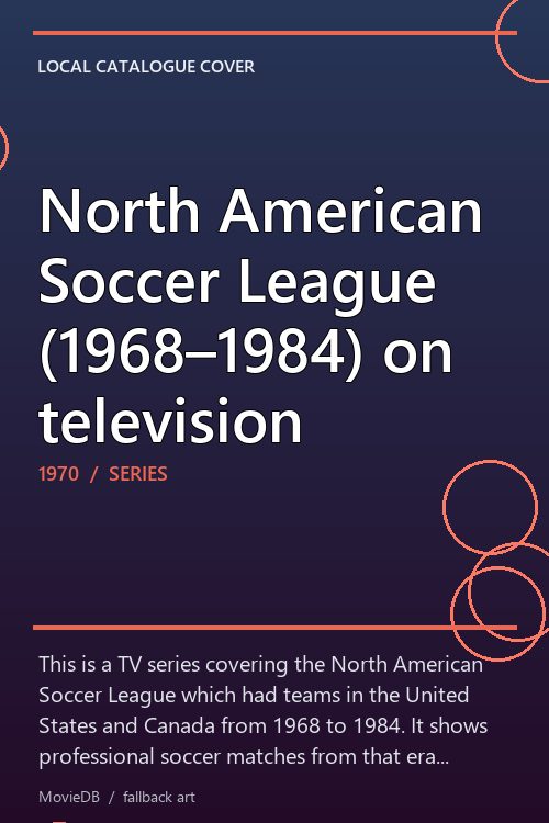 North American Soccer League (1968–1984) on television poster