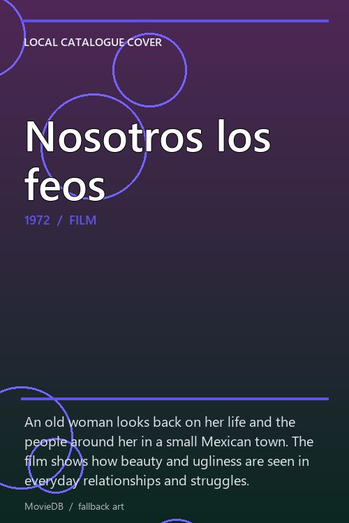 Nosotros los feos poster