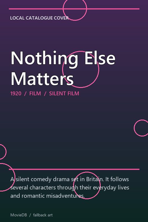 Nothing Else Matters poster