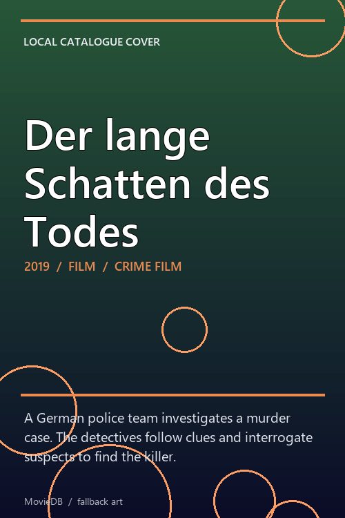 Der lange Schatten des Todes poster