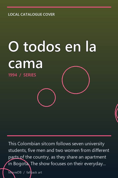O todos en la cama poster
