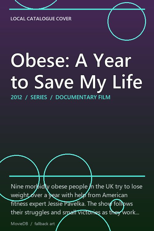 Obese: A Year to Save My Life poster